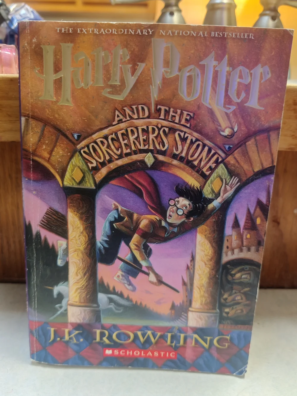 Scholastic Harry Potter and the Sorcerer's Stone - Gold, Purple, Red
